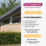 Vacature fysiotherapie fysiotherapeut Heerhugowaard Het Zorgperron